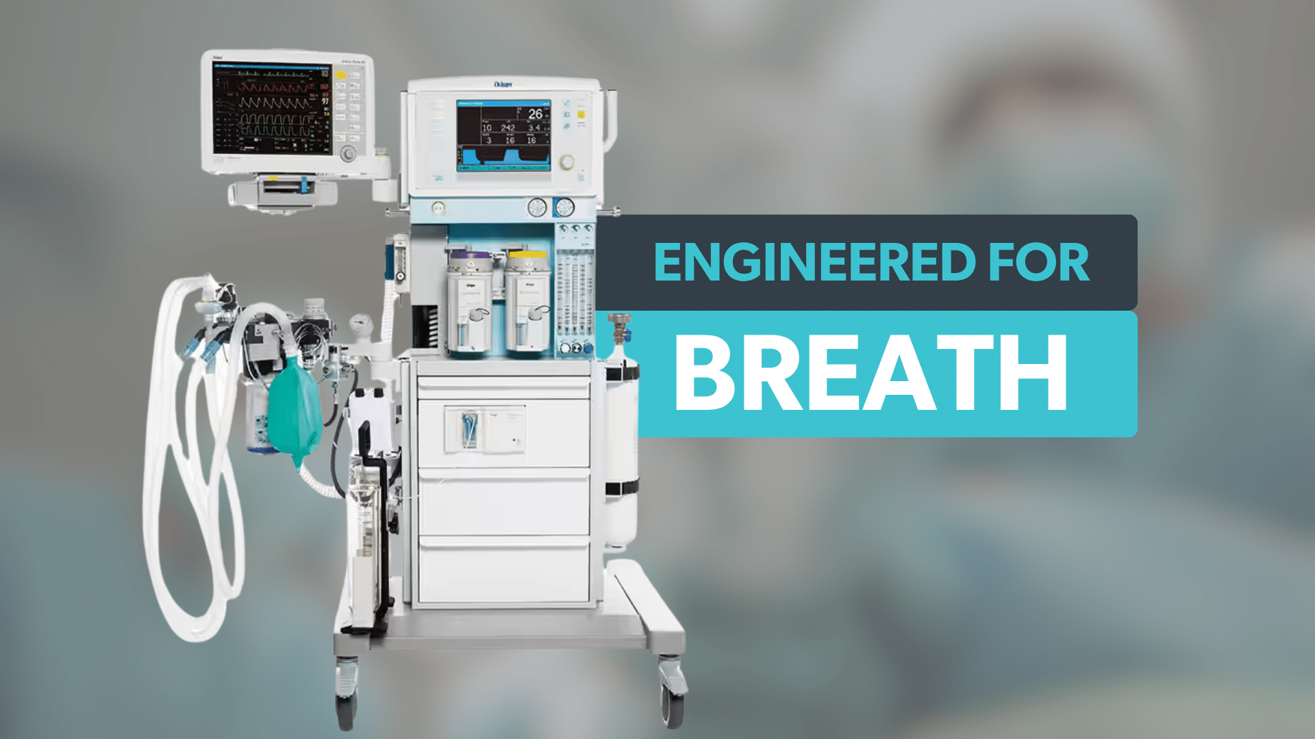 Drager Fabius Drager Fabius, engineered for breath